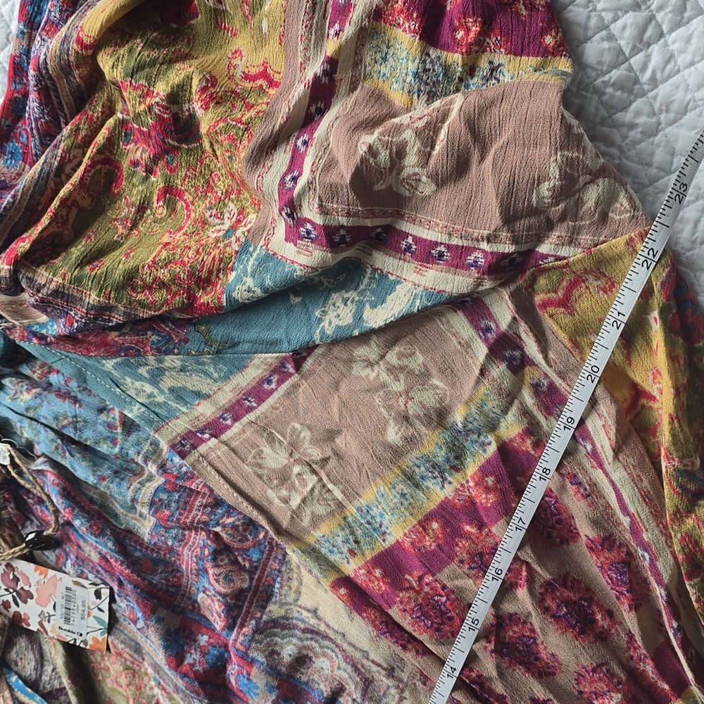 Gimmicks Patchwork Kimono Duster NWT - image 7